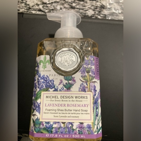 Michel Design Works Lavender Rosemary foaming shea butter hand soap. NWOT 17.8oz - Picture 3 of 4
